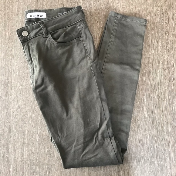 DL1961 Denim - DL1961 Green “Florence” Instasculpt Jean Sz 26